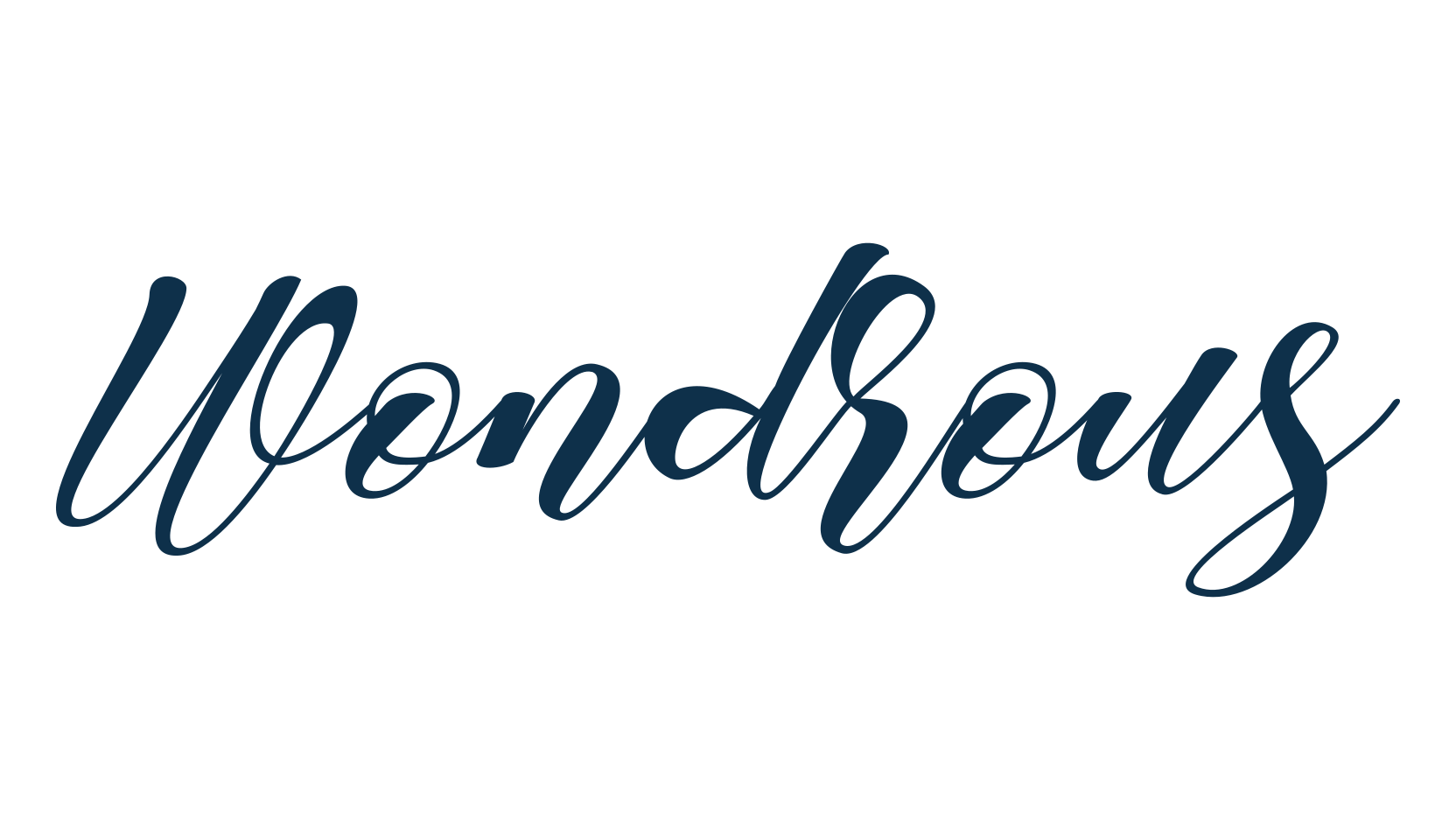 Wondrous, fancy decorative font preview