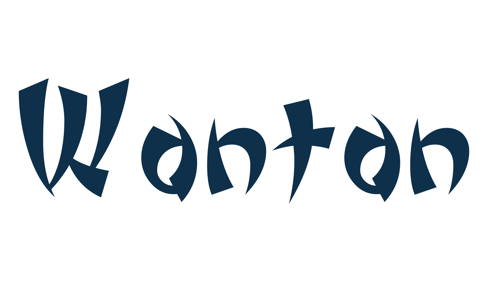 Wonton, foreign look chinese, jpn font preview