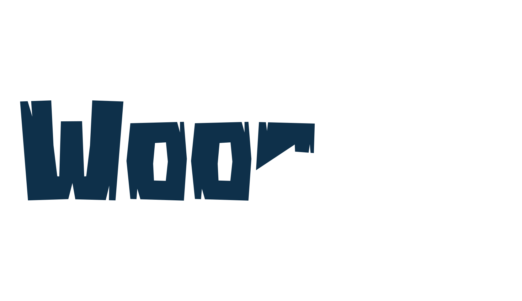 Woocaza, fancy cartoon decorative font preview