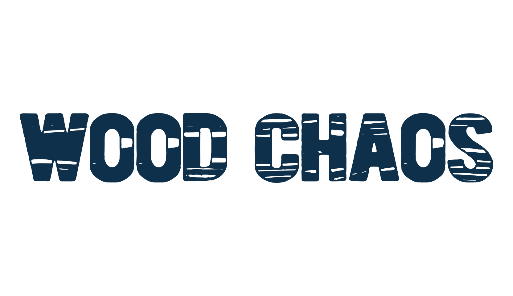 Wood Chaos, fancy decorative font preview