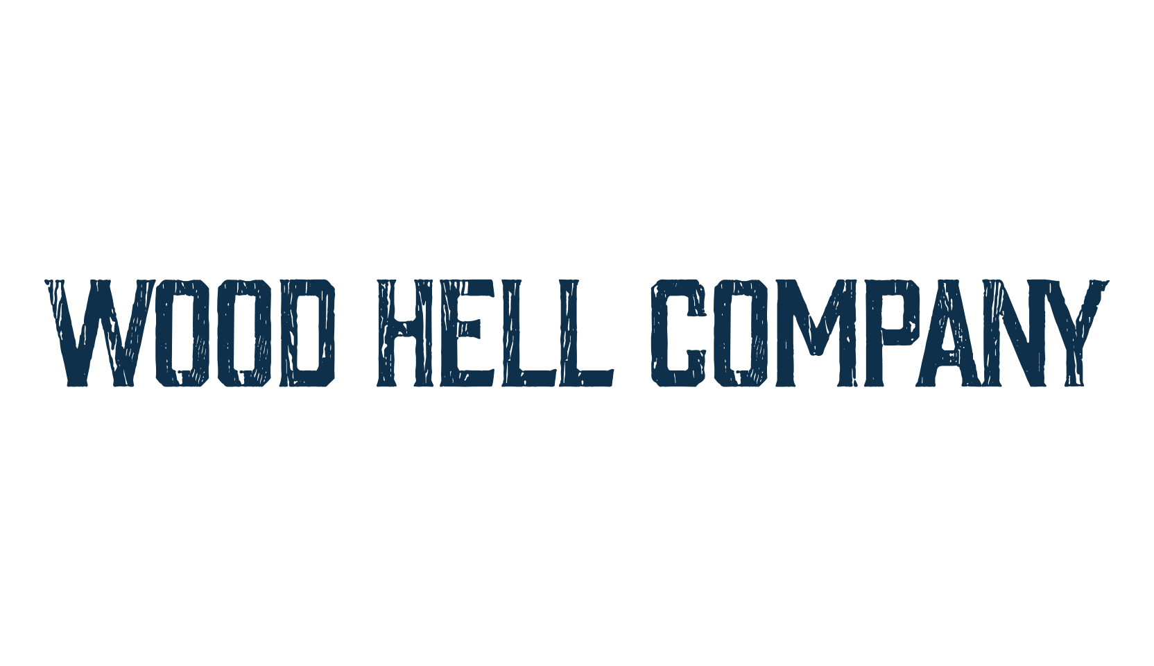 Wood Hell Company, fancy retro decorative font preview