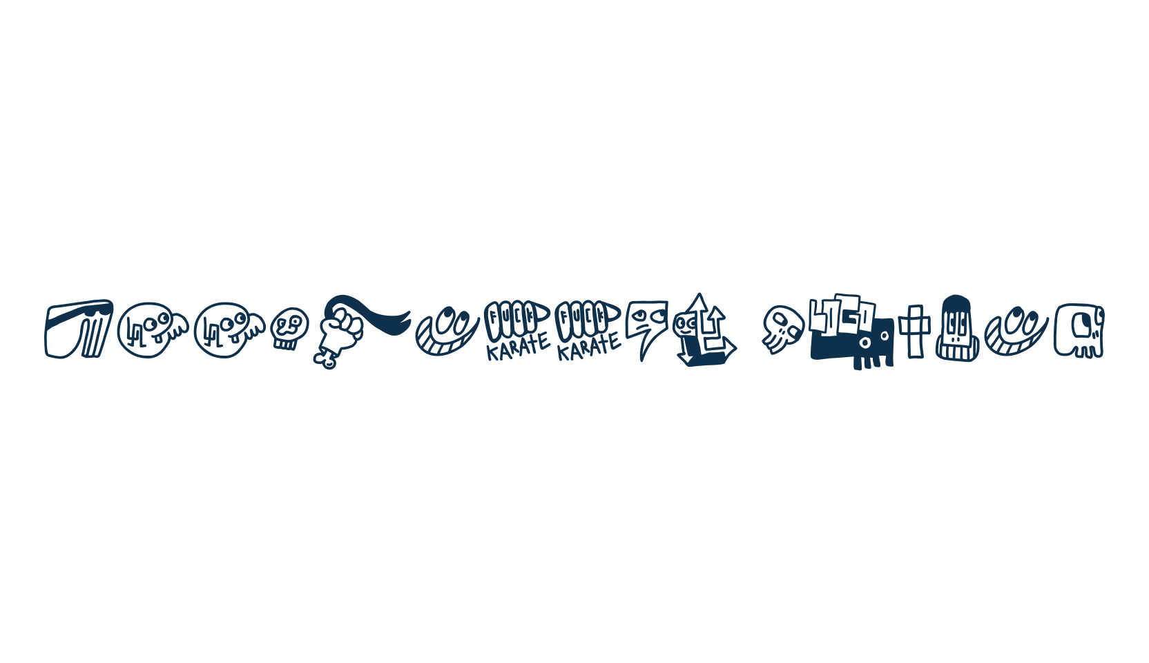 Woodcutter Asylum, display market font preview