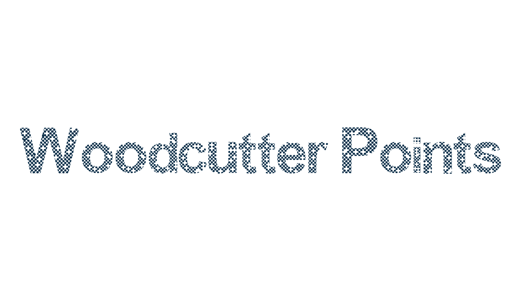 Woodcutter Points, fancy decorative font preview