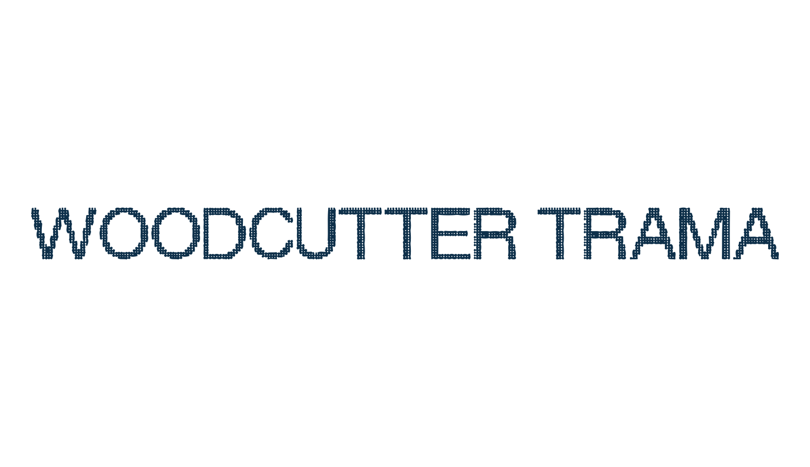 Woodcutter Trama, fancy decorative font preview