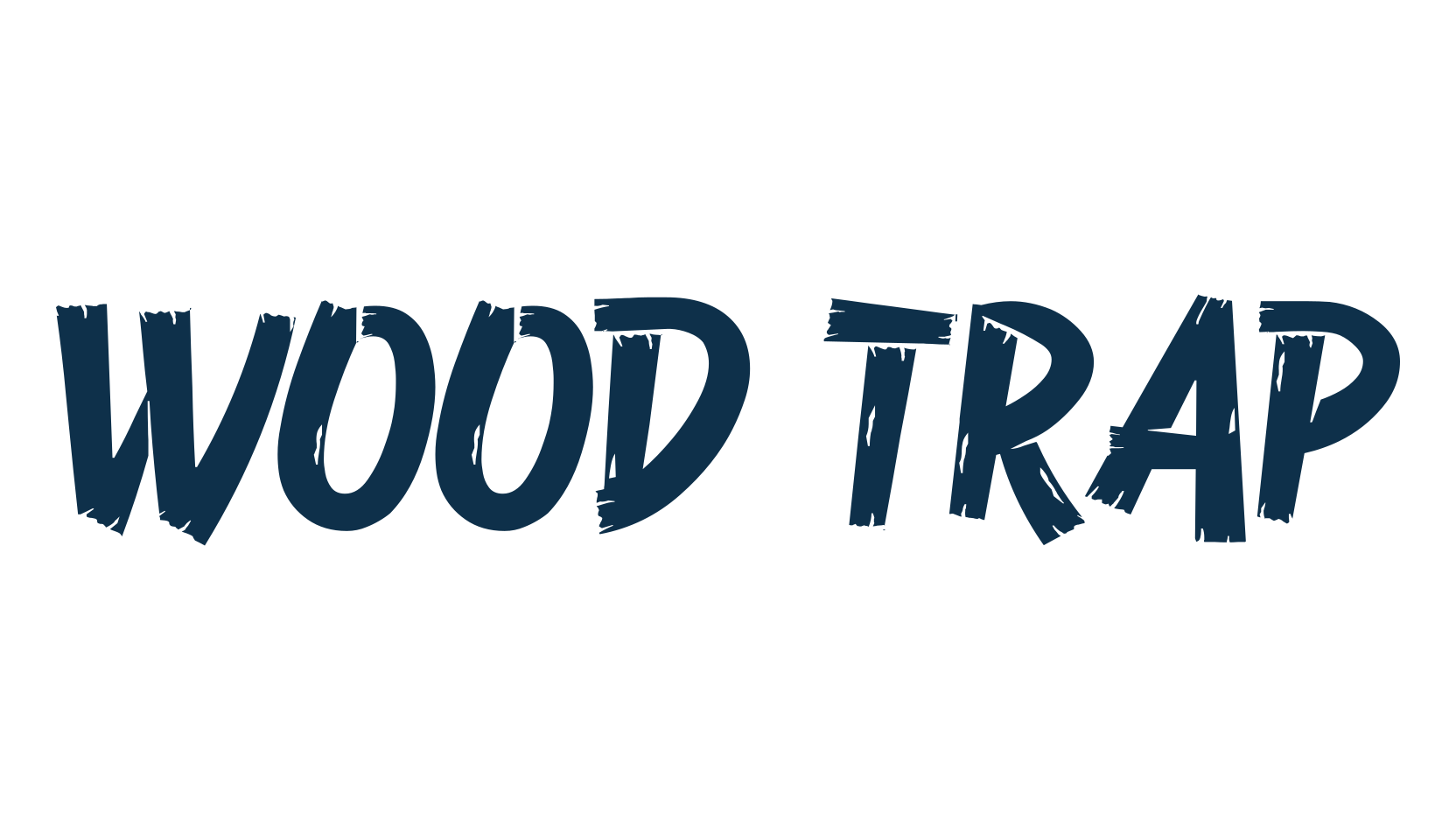 Wood Trap, fancy decorative font preview