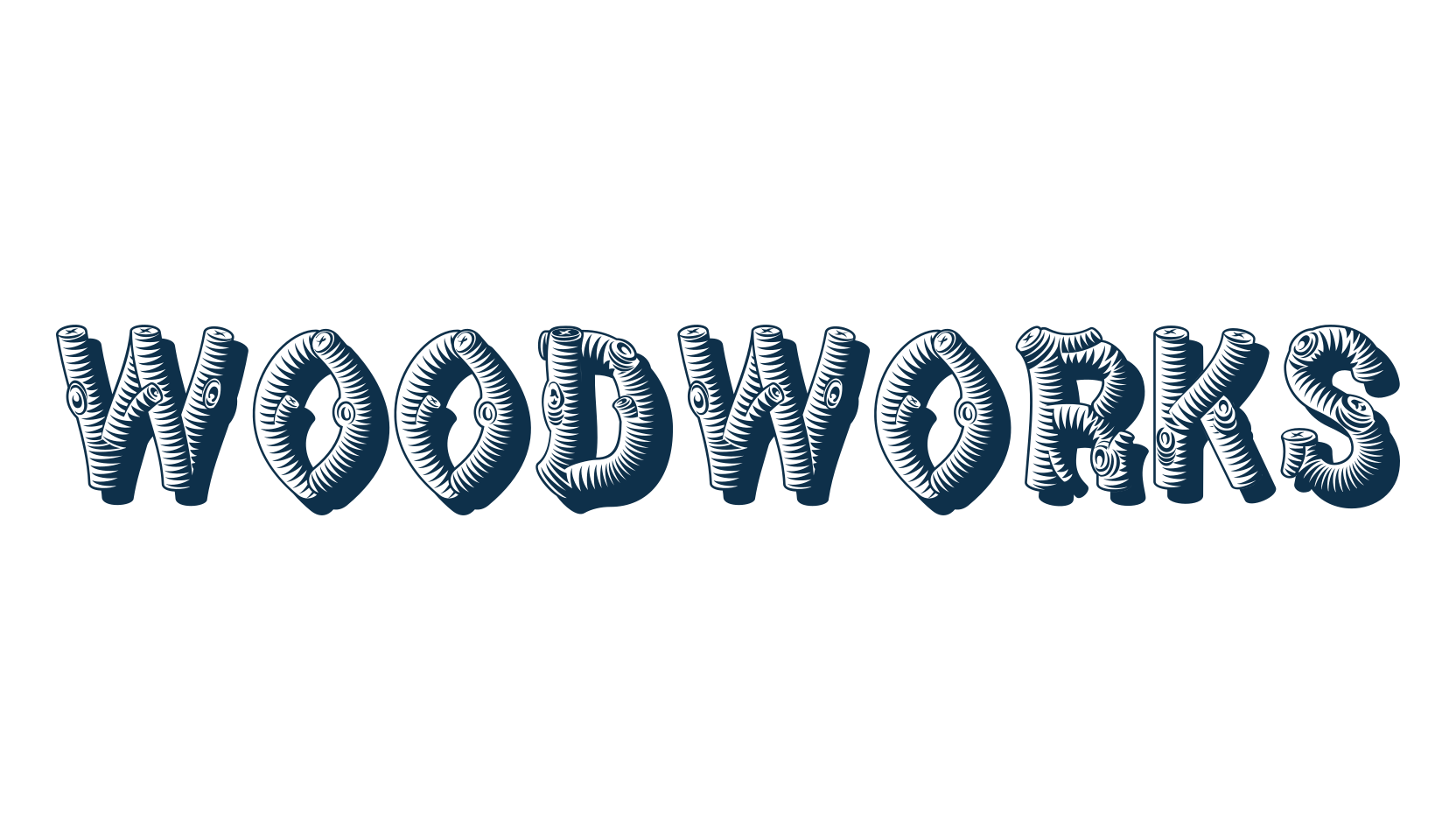 WoodWorks, decorative font preview