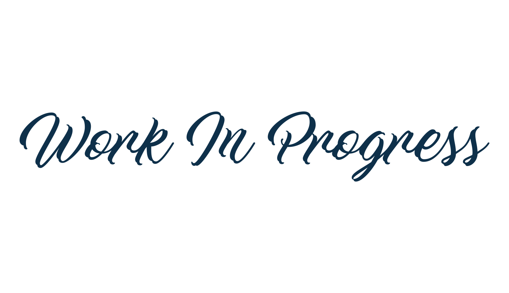 Work In Progress, script calligraphy fancy decorative font preview