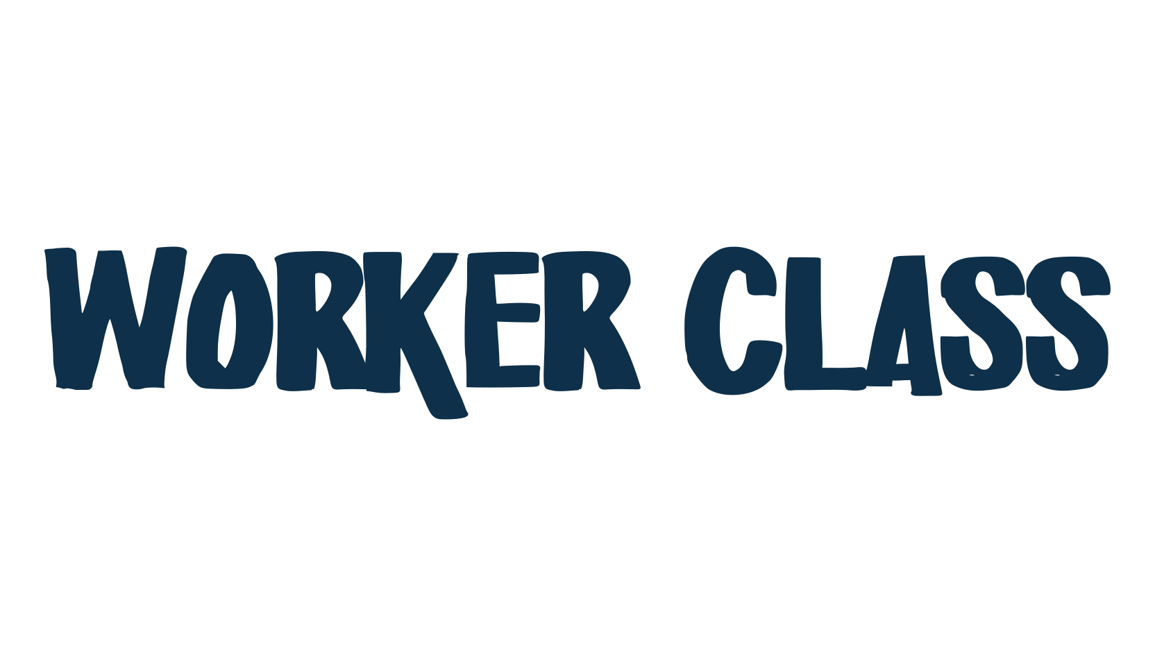 Worker Class, cartoon font preview
