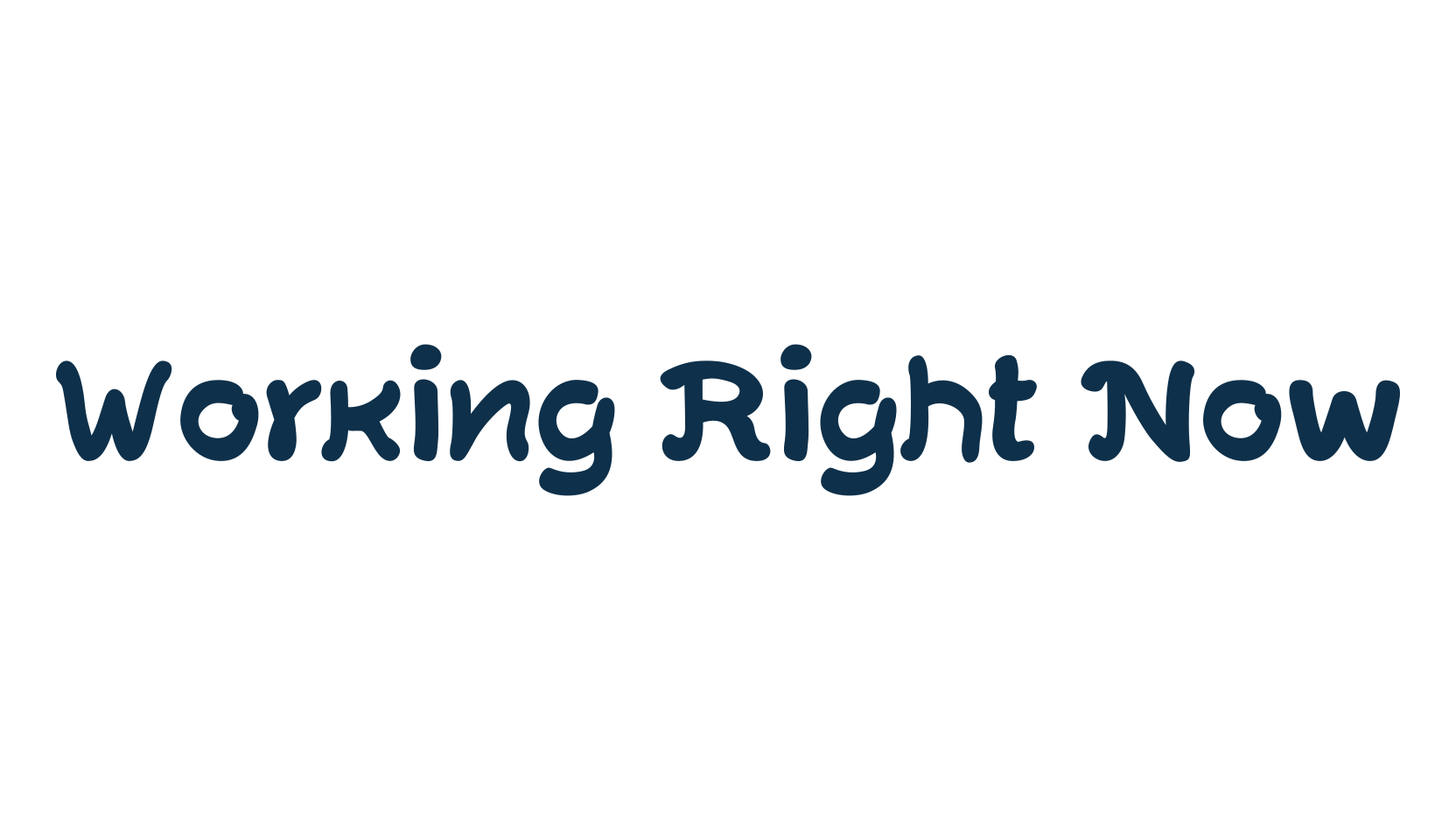 Working Right Now, fancy various decorative script calligraphy font preview