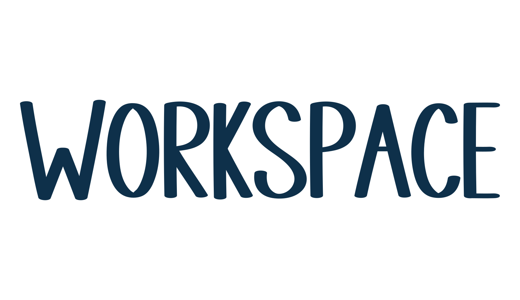 Workspace (workspace), script handwritten fancy decorative calligraphy font preview
