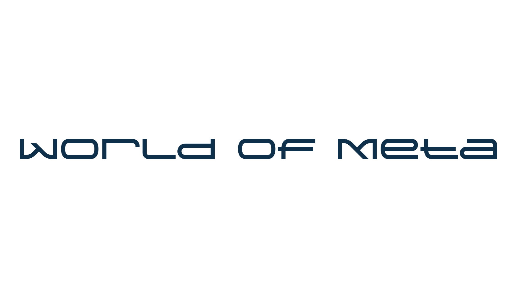 World of Meta, fancy various techno sci-fi font preview
