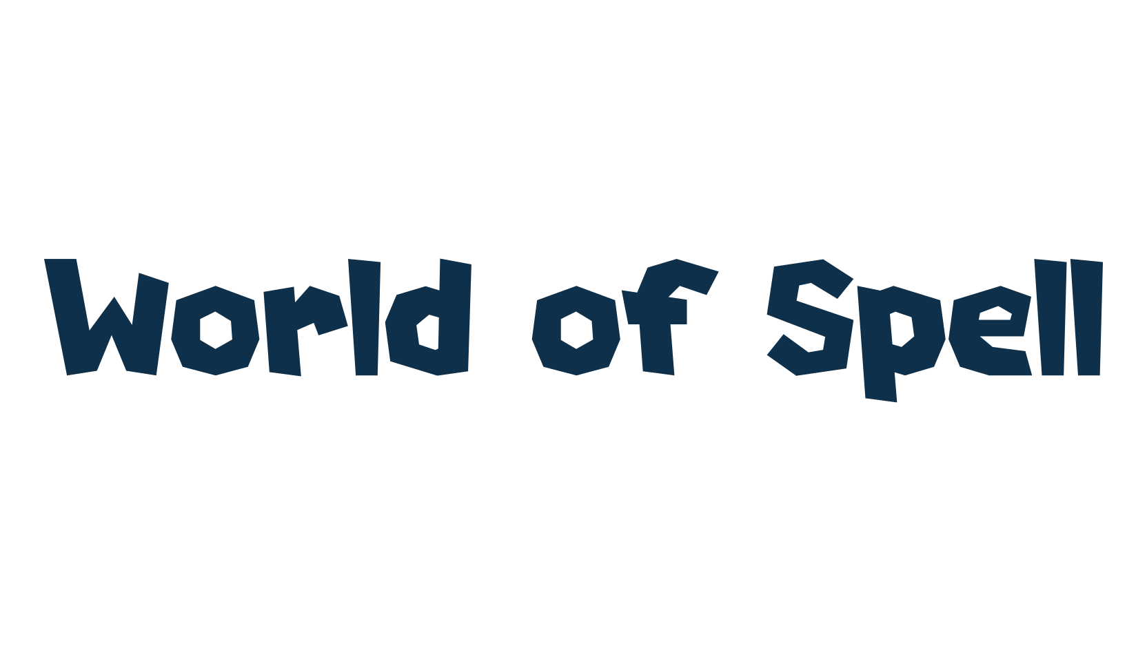 World of Spell, fancy cartoon decorative font preview