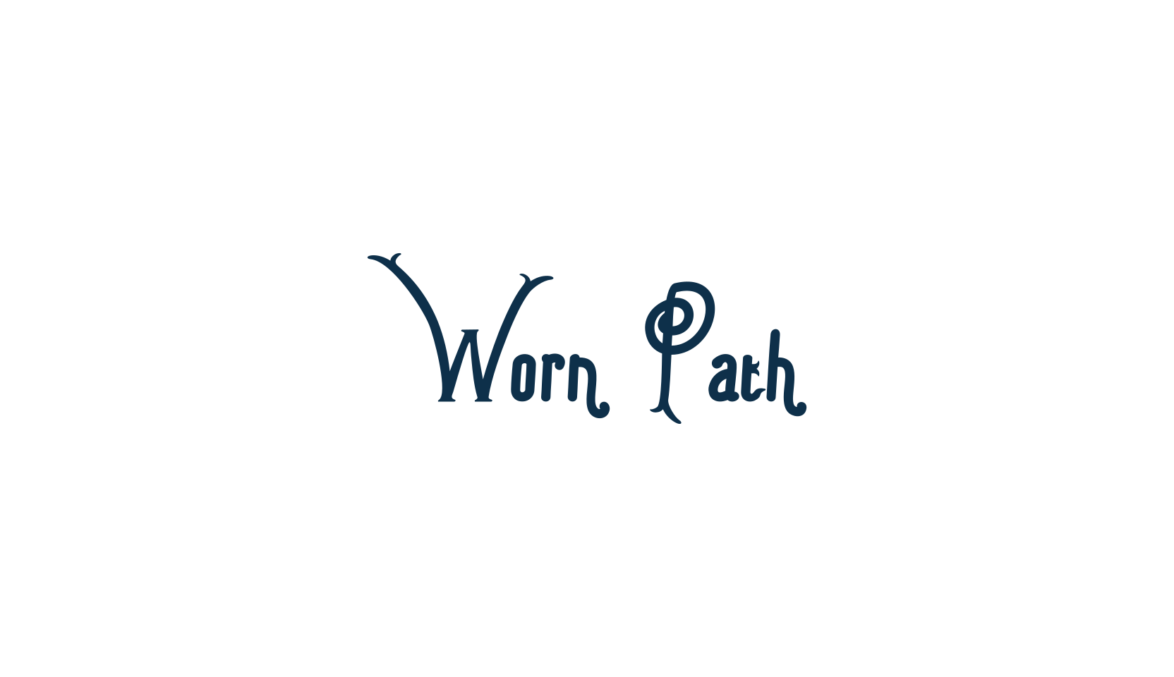 Worn Path, fancy various decorative font preview