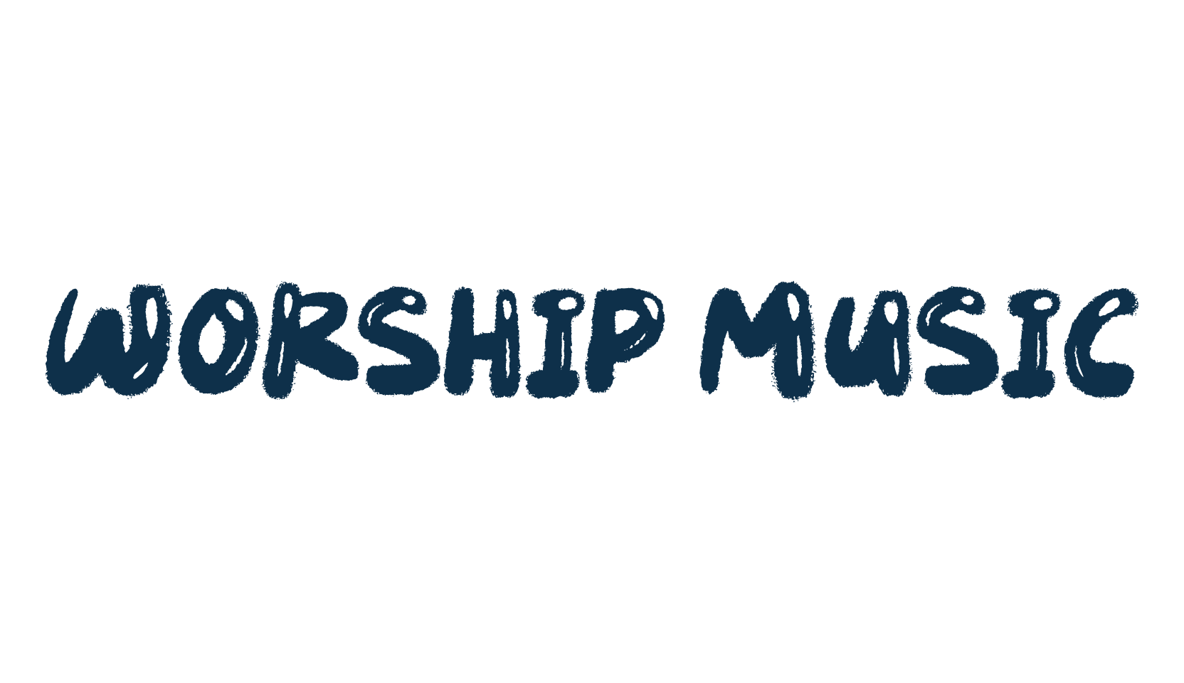 Worship Music, fancy cartoon decorative font preview