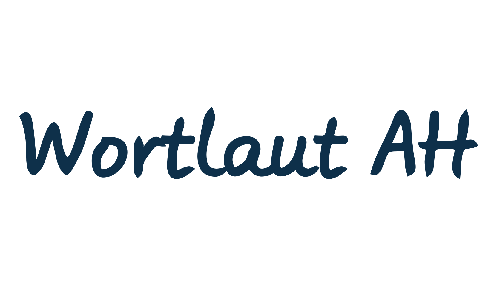 Wortlaut AH, script handwritten fancy decorative calligraphy font preview