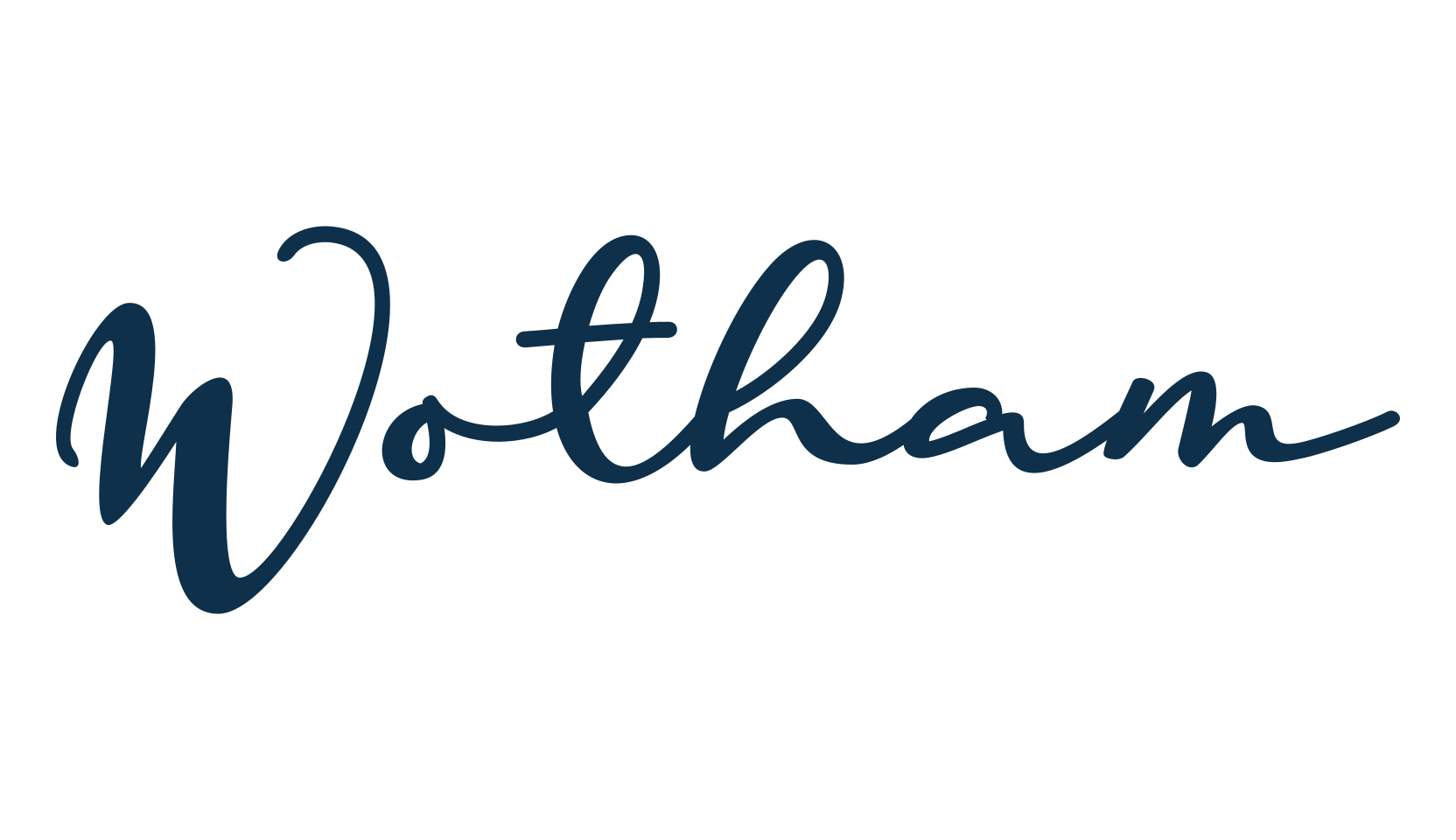 Wotham, script handwritten fancy decorative calligraphy font preview
