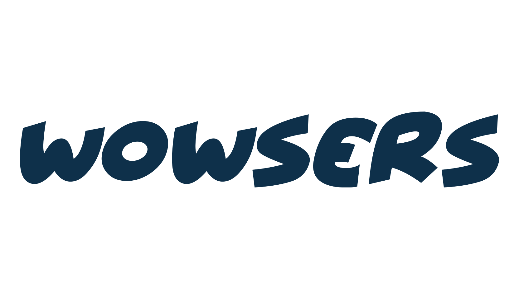 Wowsers, fancy cartoon decorative font preview