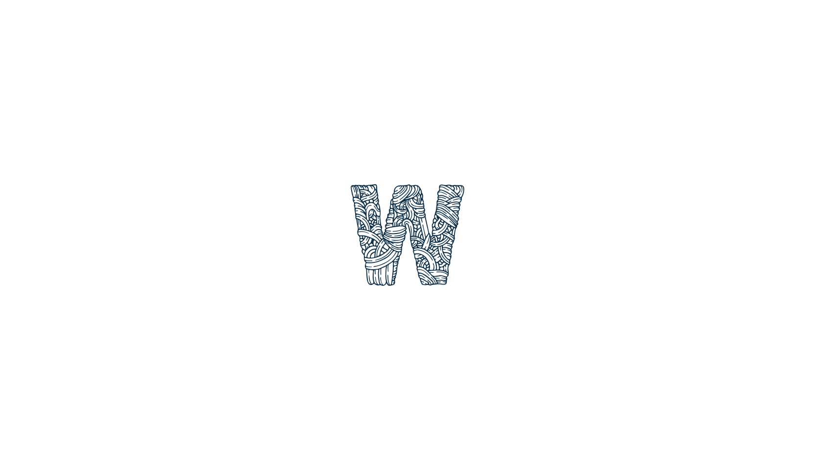 Wrapped, fancy decorative font preview