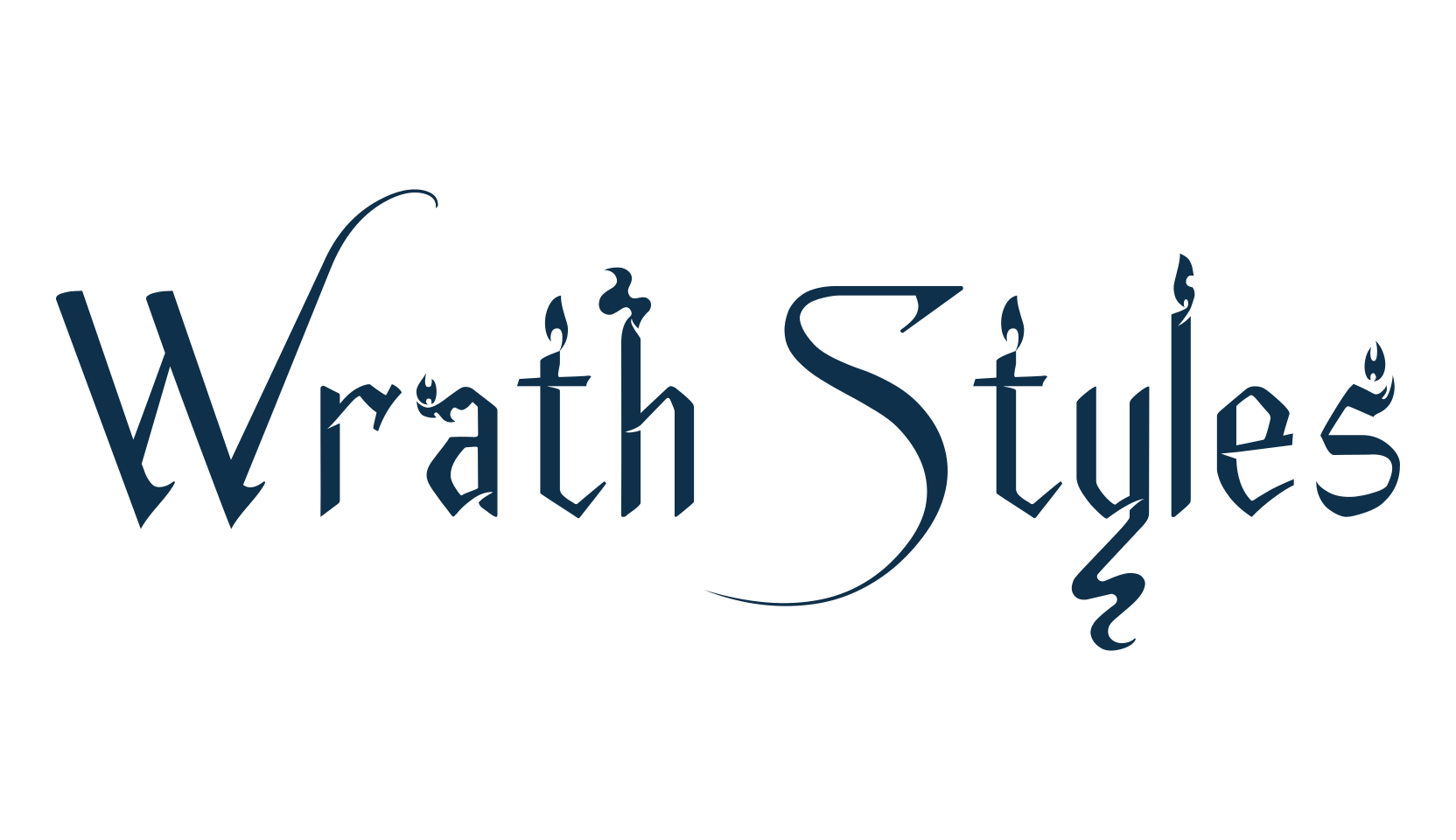 Wrath Styles, fancy various gothic font preview