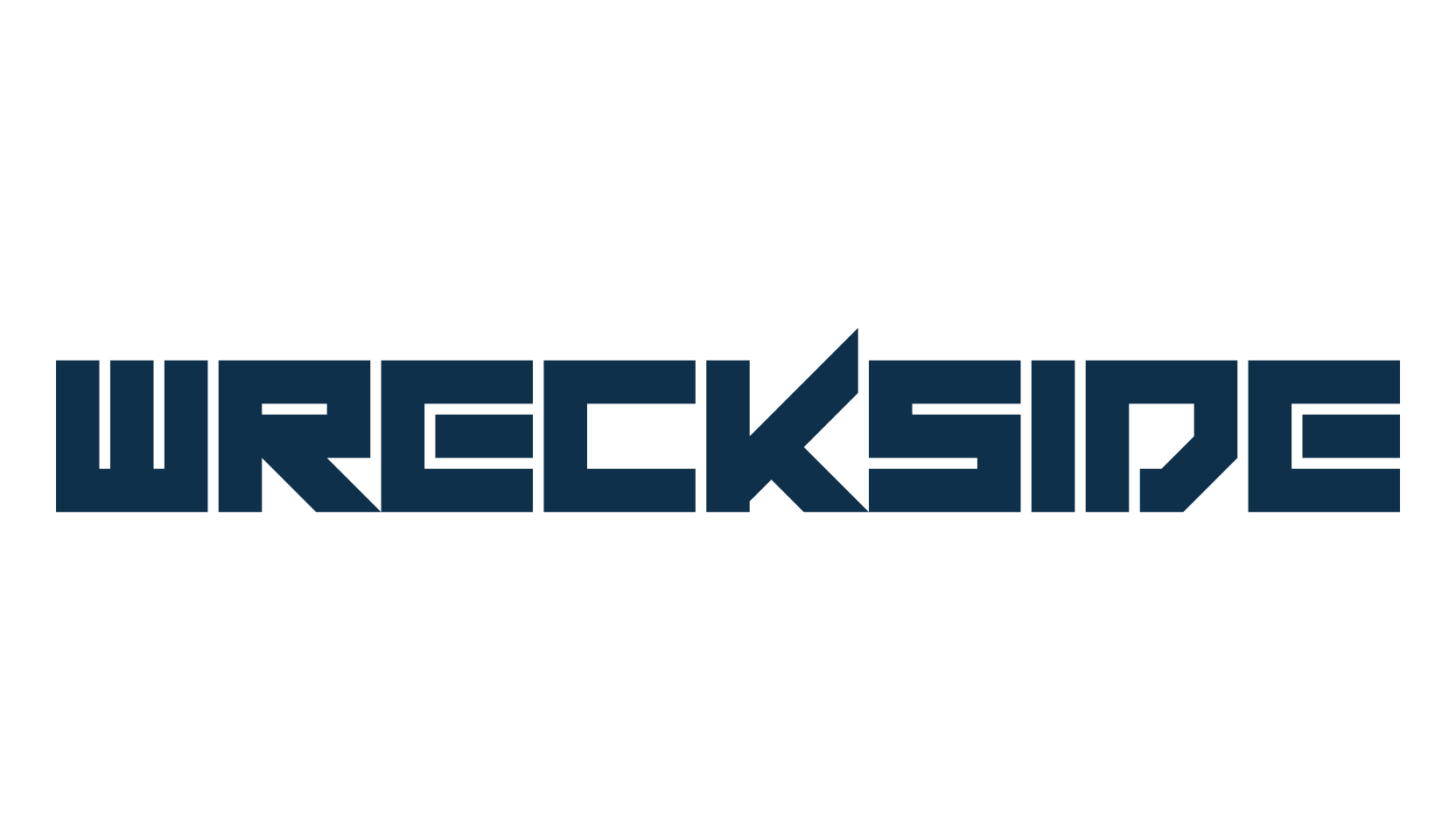 Wreckside, fancy various techno sci-fi font preview