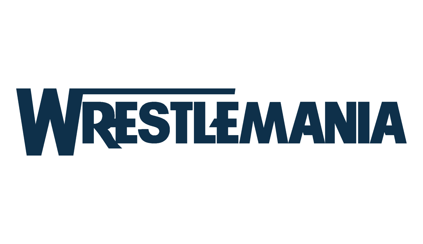 Wrestlemania, retro font preview