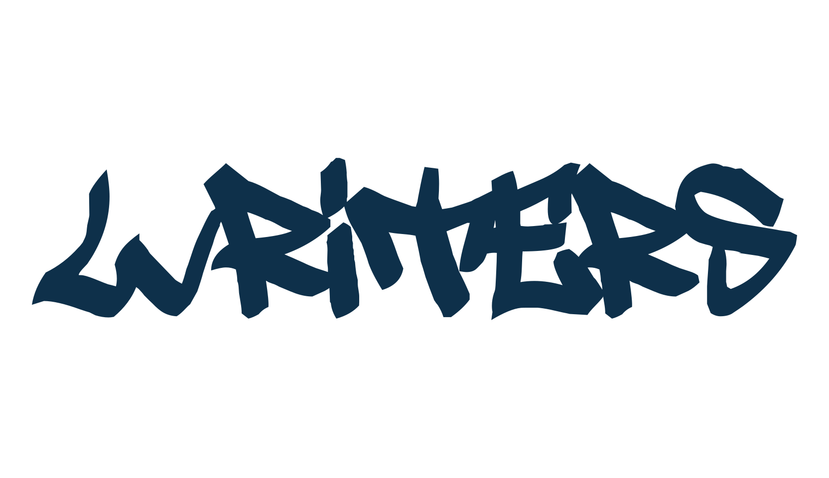 Writers, script graffiti fancy decorative calligraphy font preview