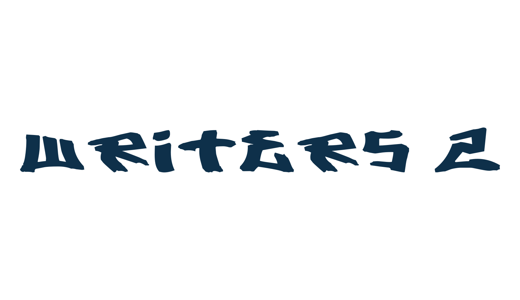 Writers 2, script graffiti fancy decorative calligraphy font preview