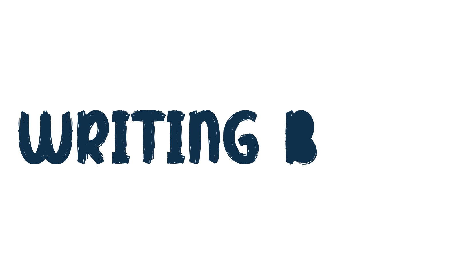 Writing Brush, brush font preview