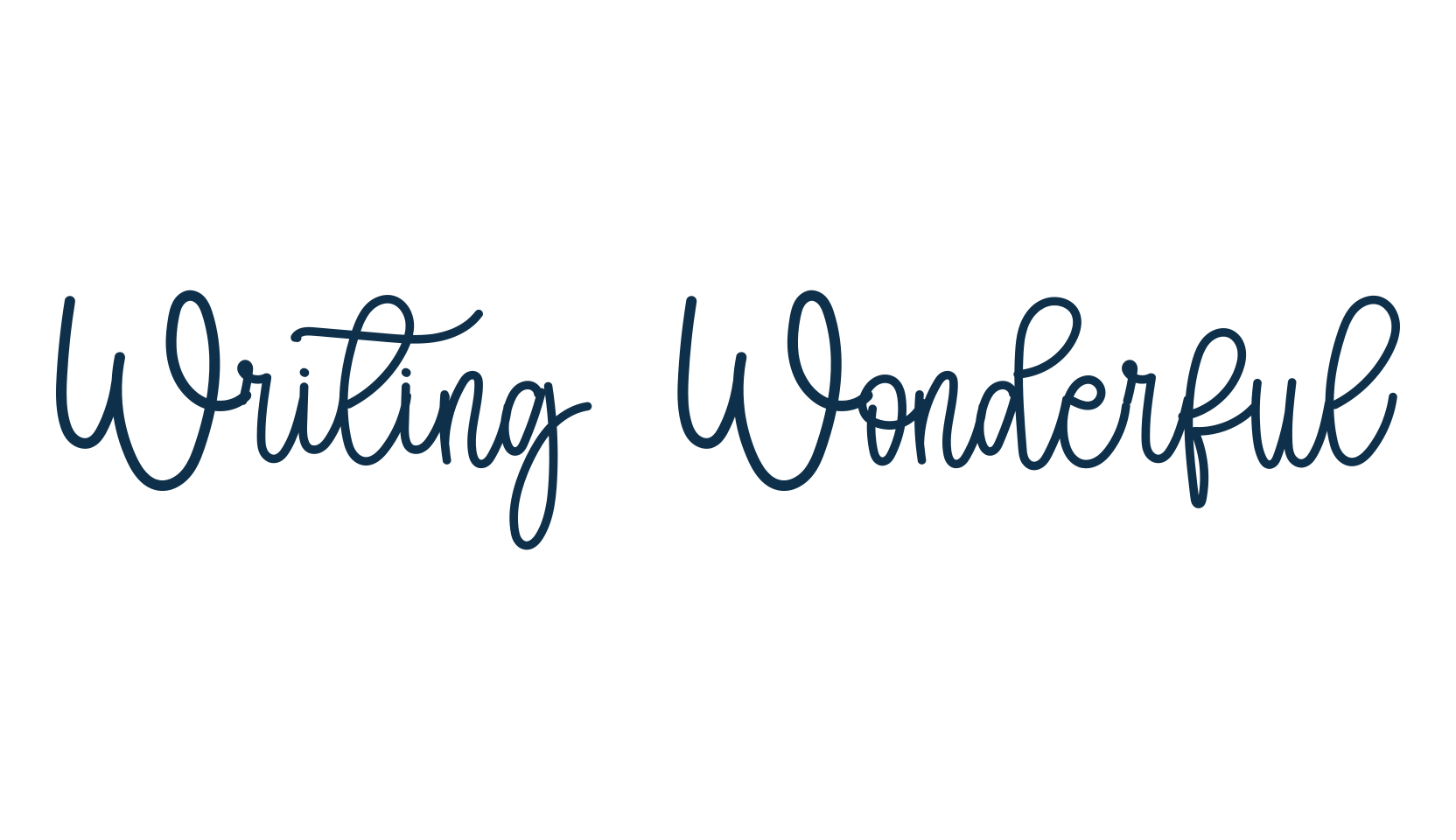 Writing Wonderful, script handwritten fancy decorative calligraphy font preview