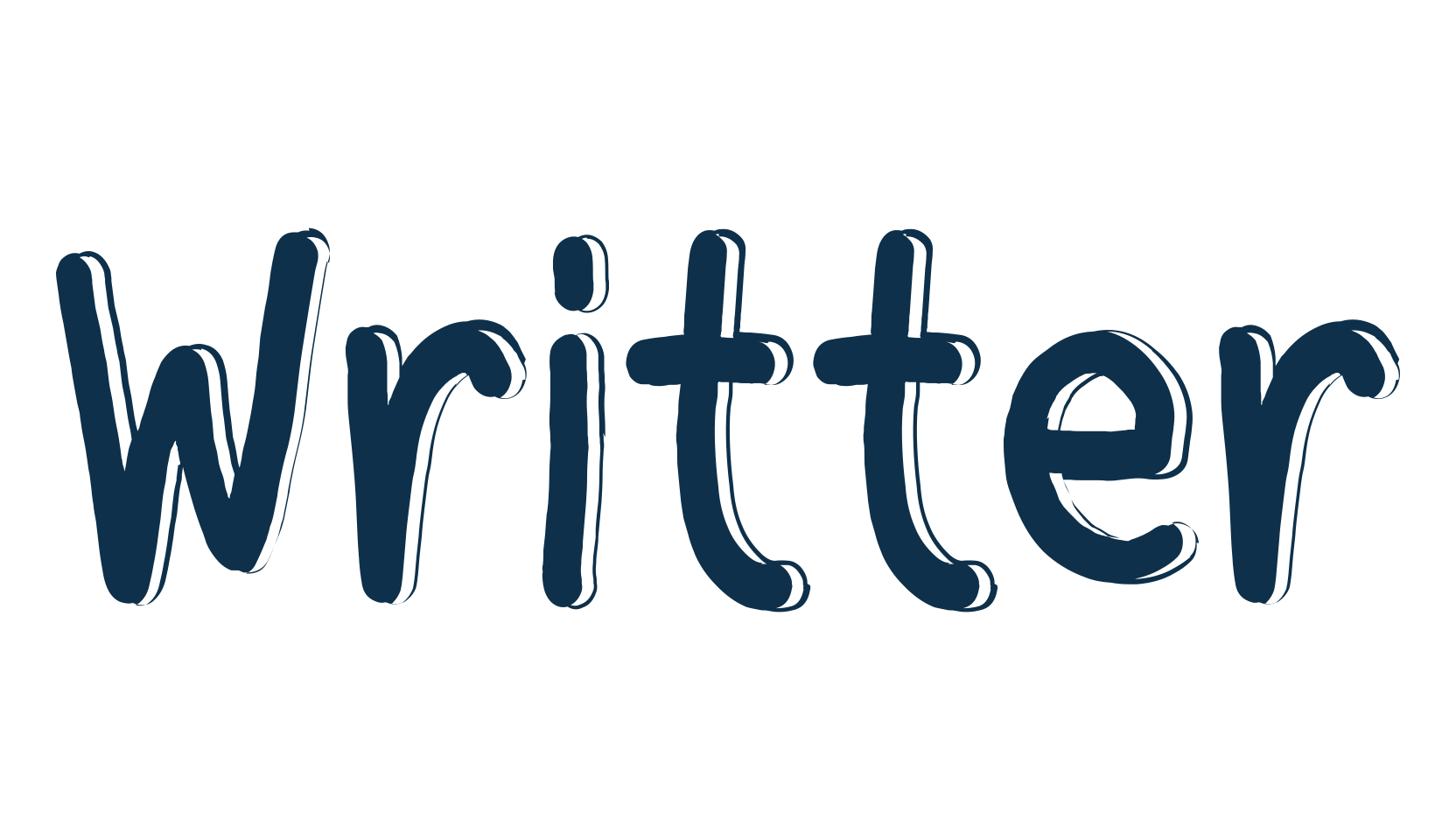 Writter, fancy various decorative script calligraphy font preview