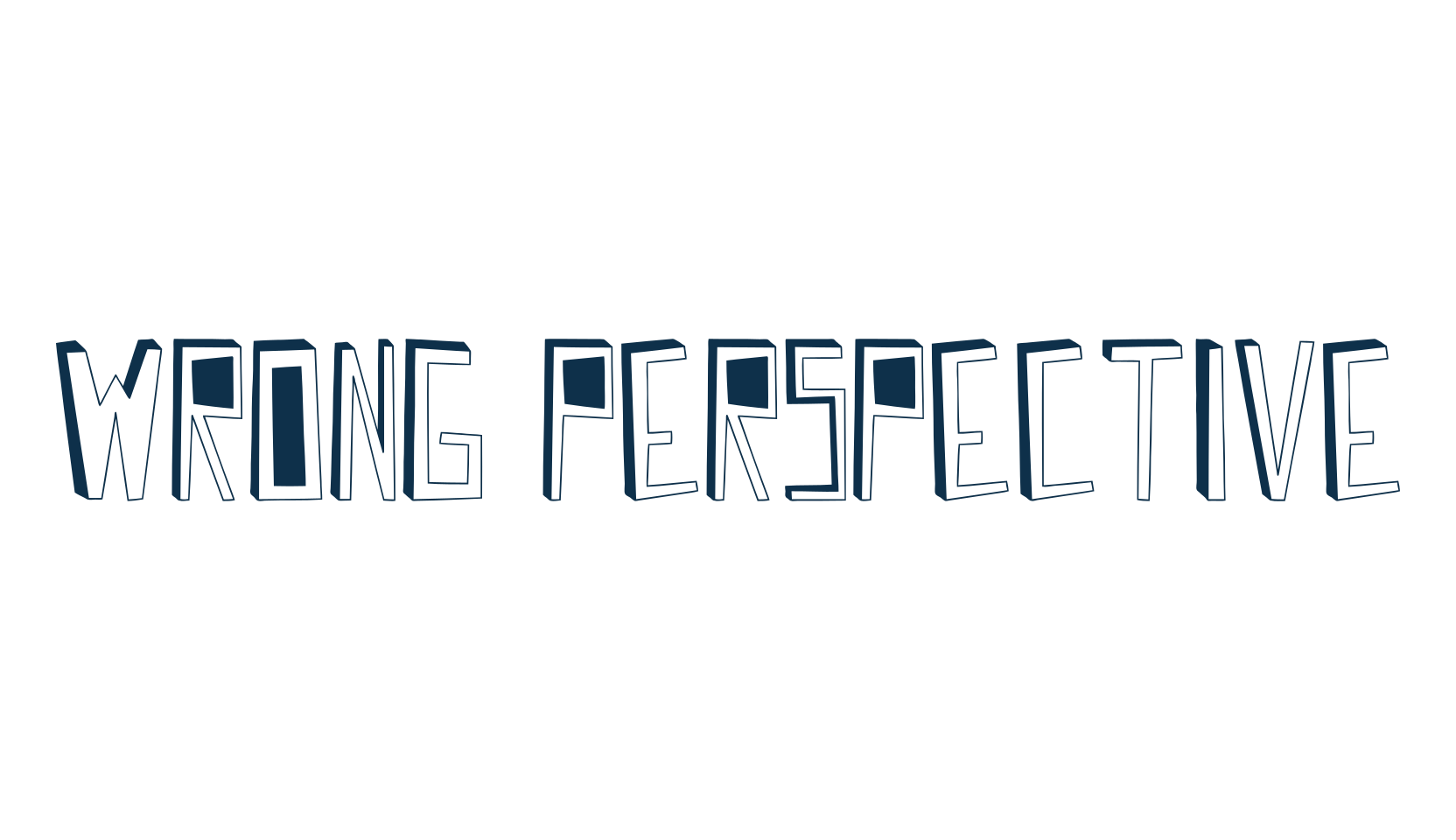 Wrong Perspective, various font preview
