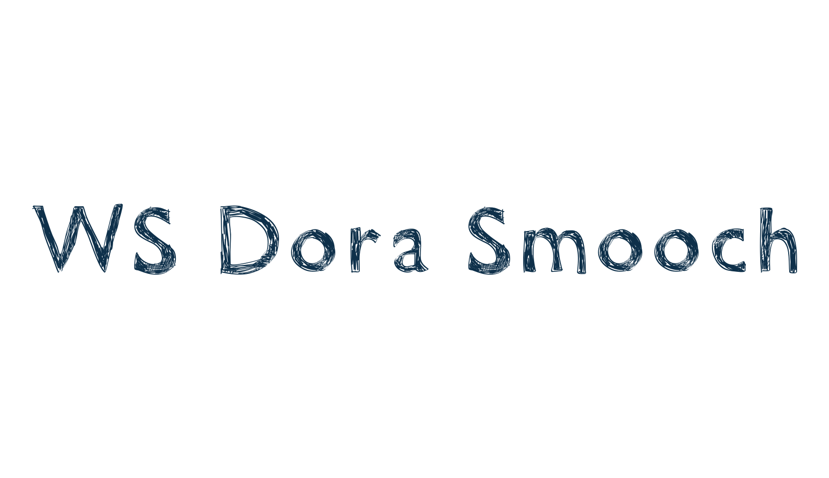 WS Dora Smooch, fancy various decorative font preview
