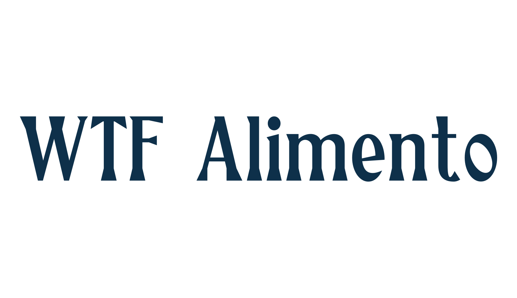 WTF Alimento, basic serif font preview