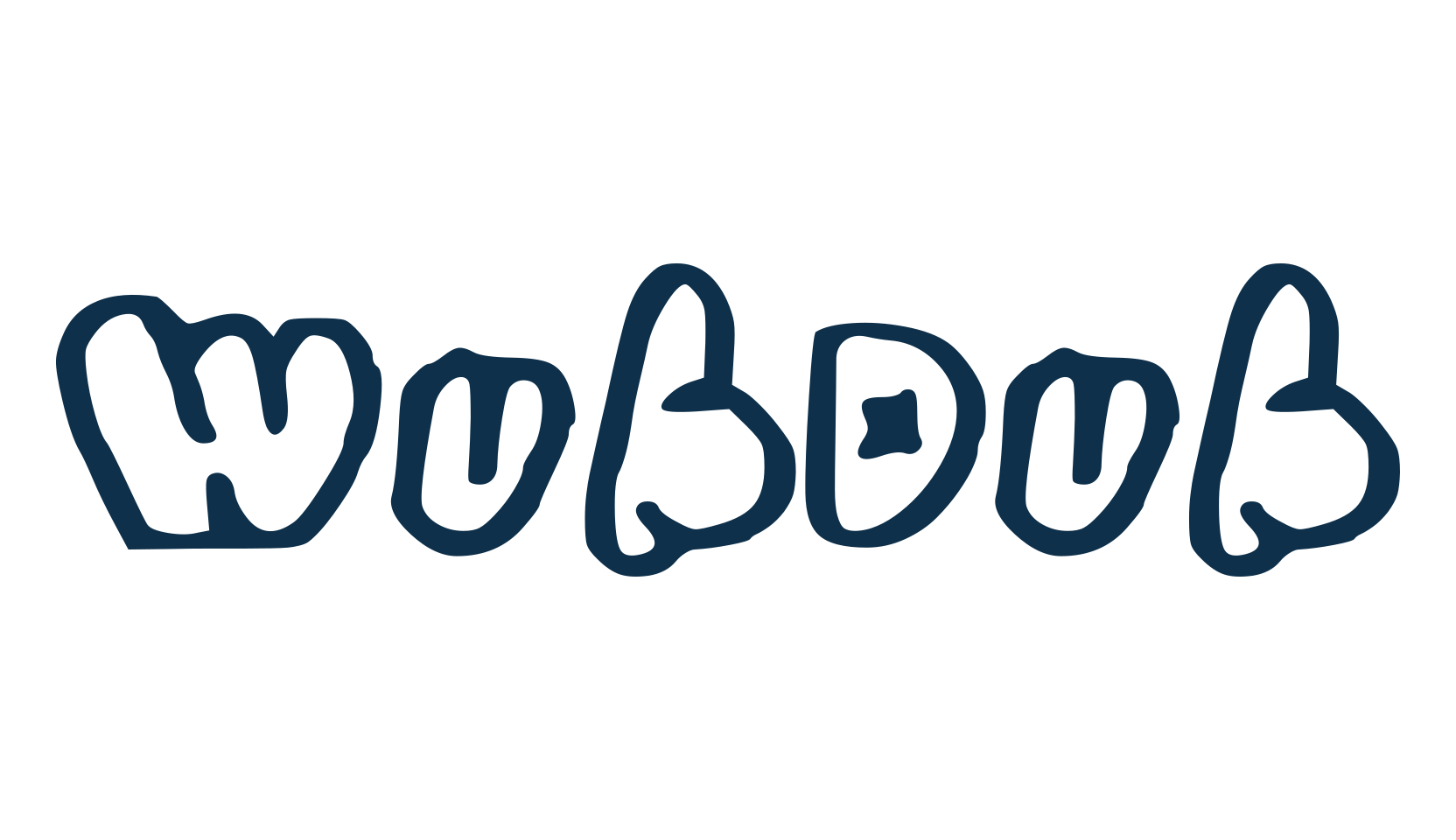 WubDub, cartoon font preview