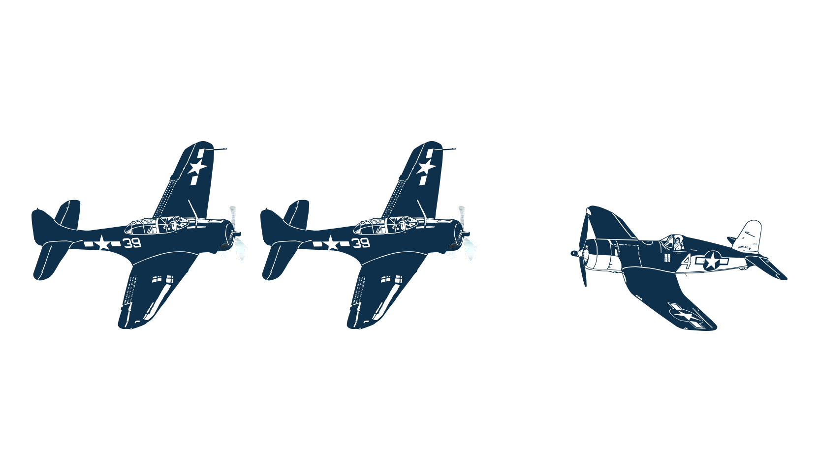 WW2 Aircraft, fancy decorative font preview