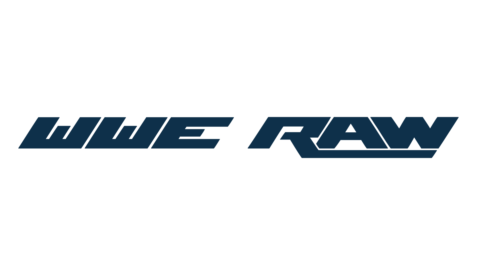 WWE Raw, various font preview
