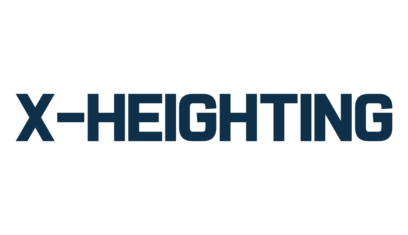 X-Heighting, sans serif font preview