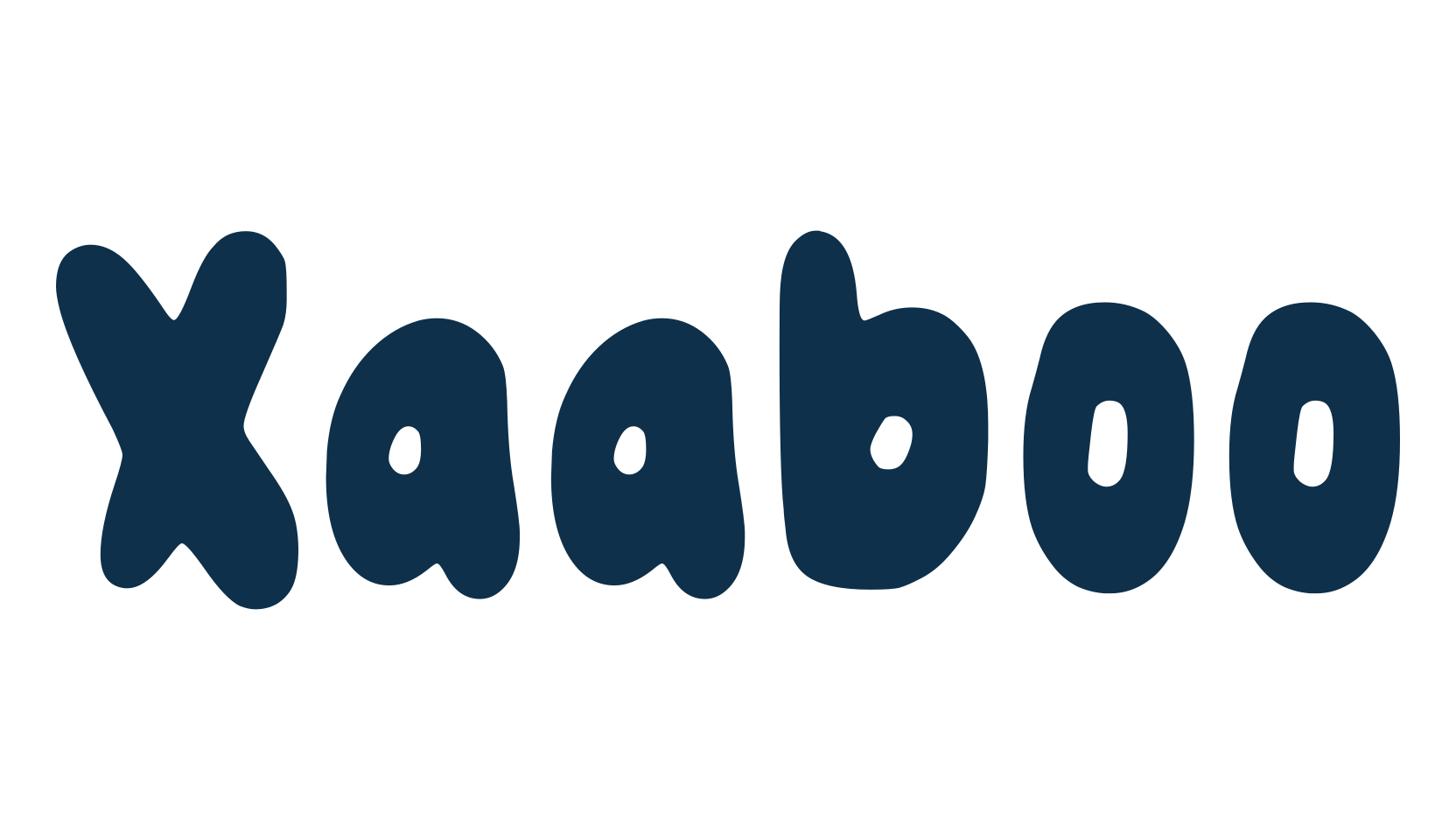 Xaaboo, cartoon font preview