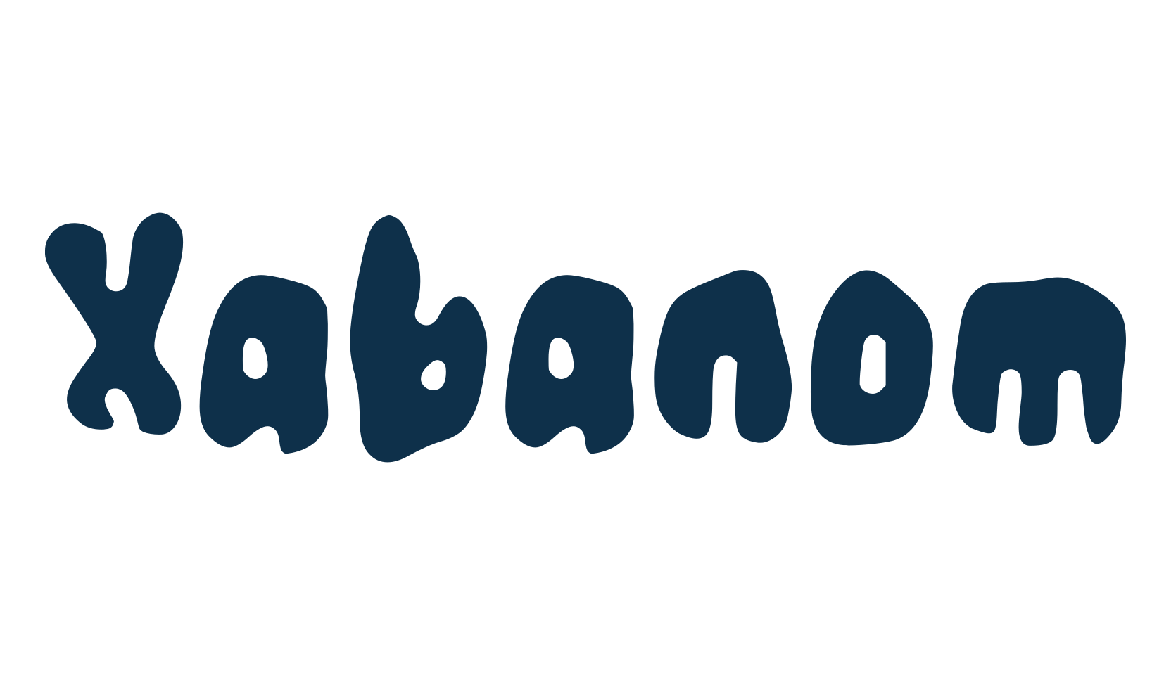 Xabanom, fancy various decorative font preview