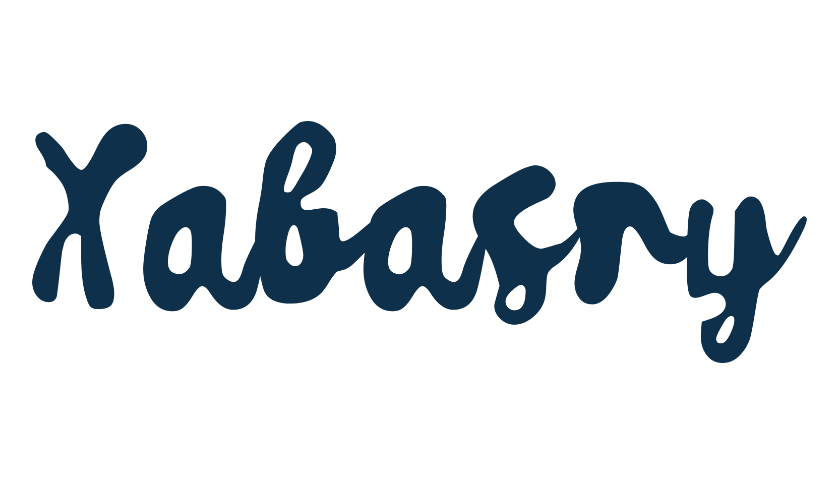 Xabasry, script brush fancy decorative calligraphy font preview