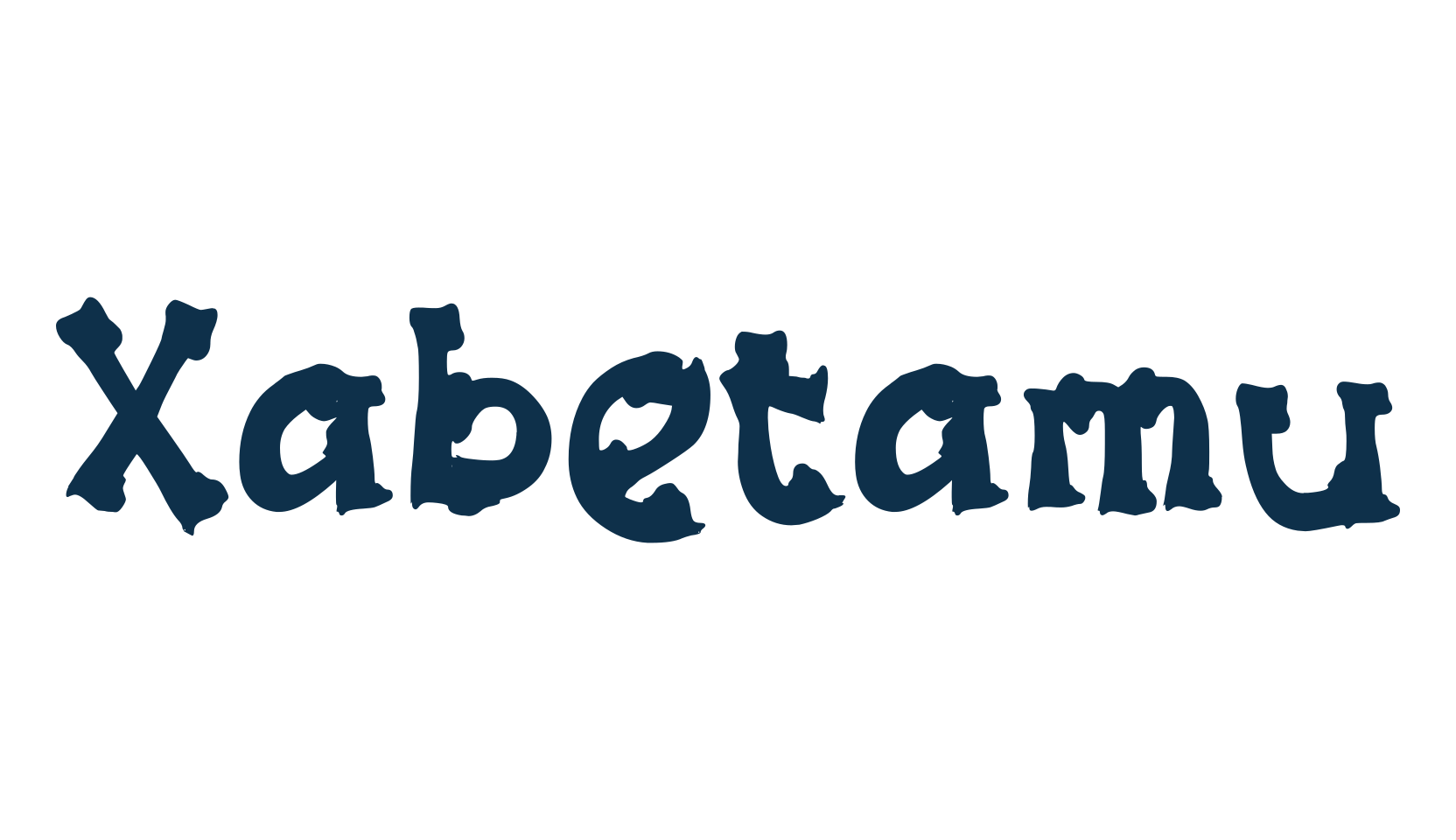 Xabetamu, fancy western decorative font preview