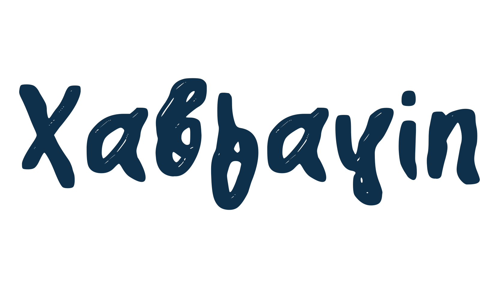 Xabfayin, script brush fancy decorative calligraphy font preview