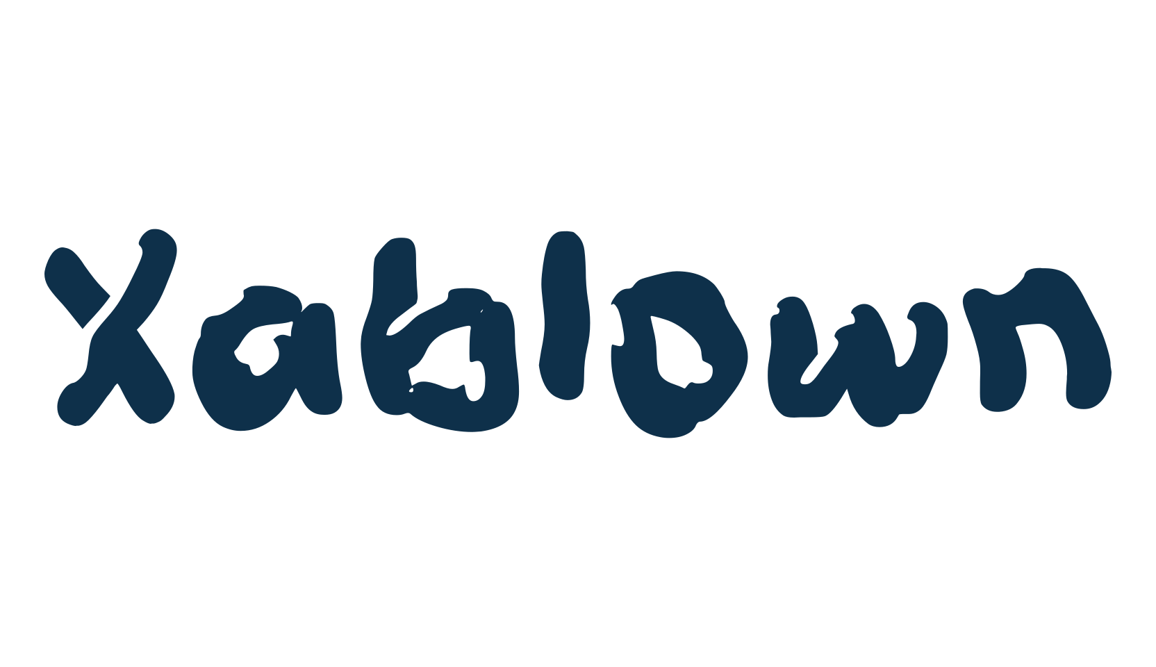 Xablown, fancy various decorative font preview