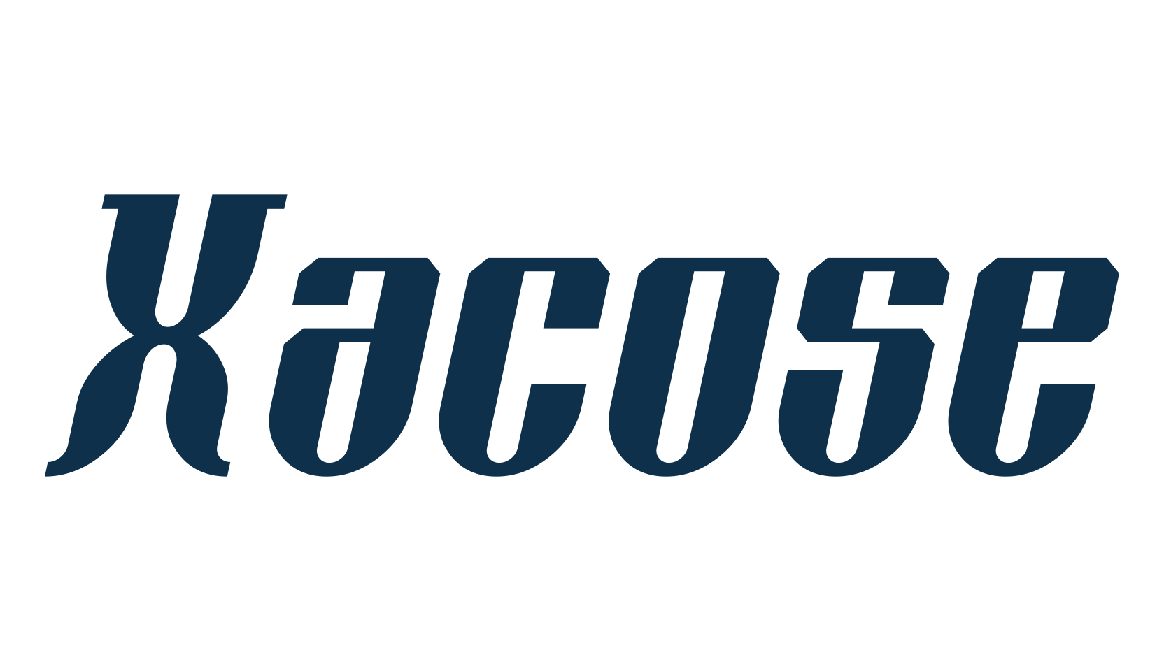 Xacose, fancy various decorative font preview