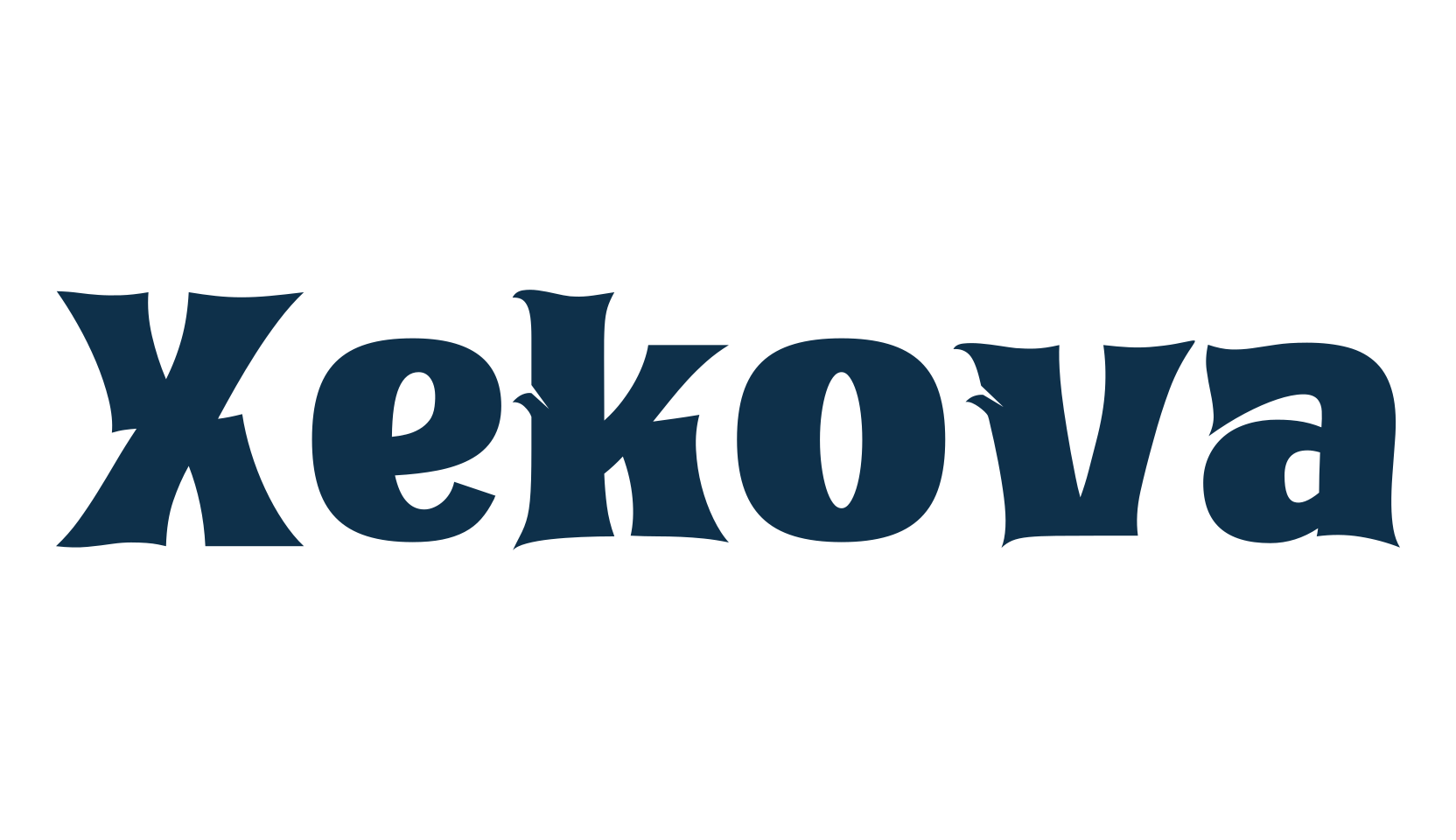 Xekova, fancy various decorative font preview