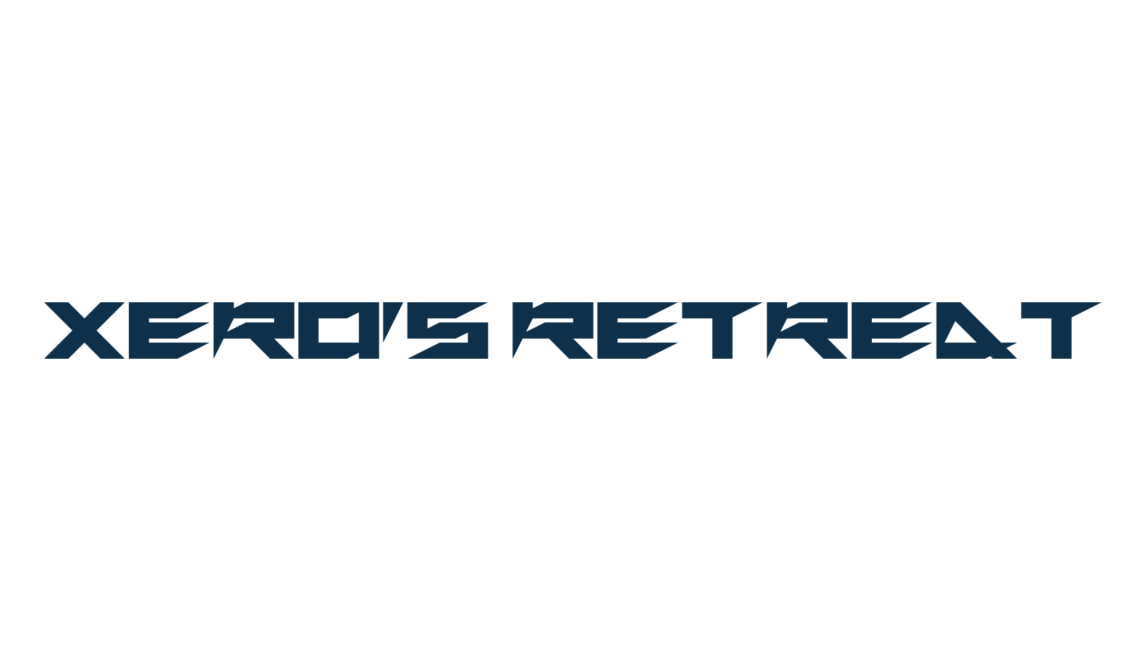 Xero's Retreat, fancy various techno sci-fi font preview