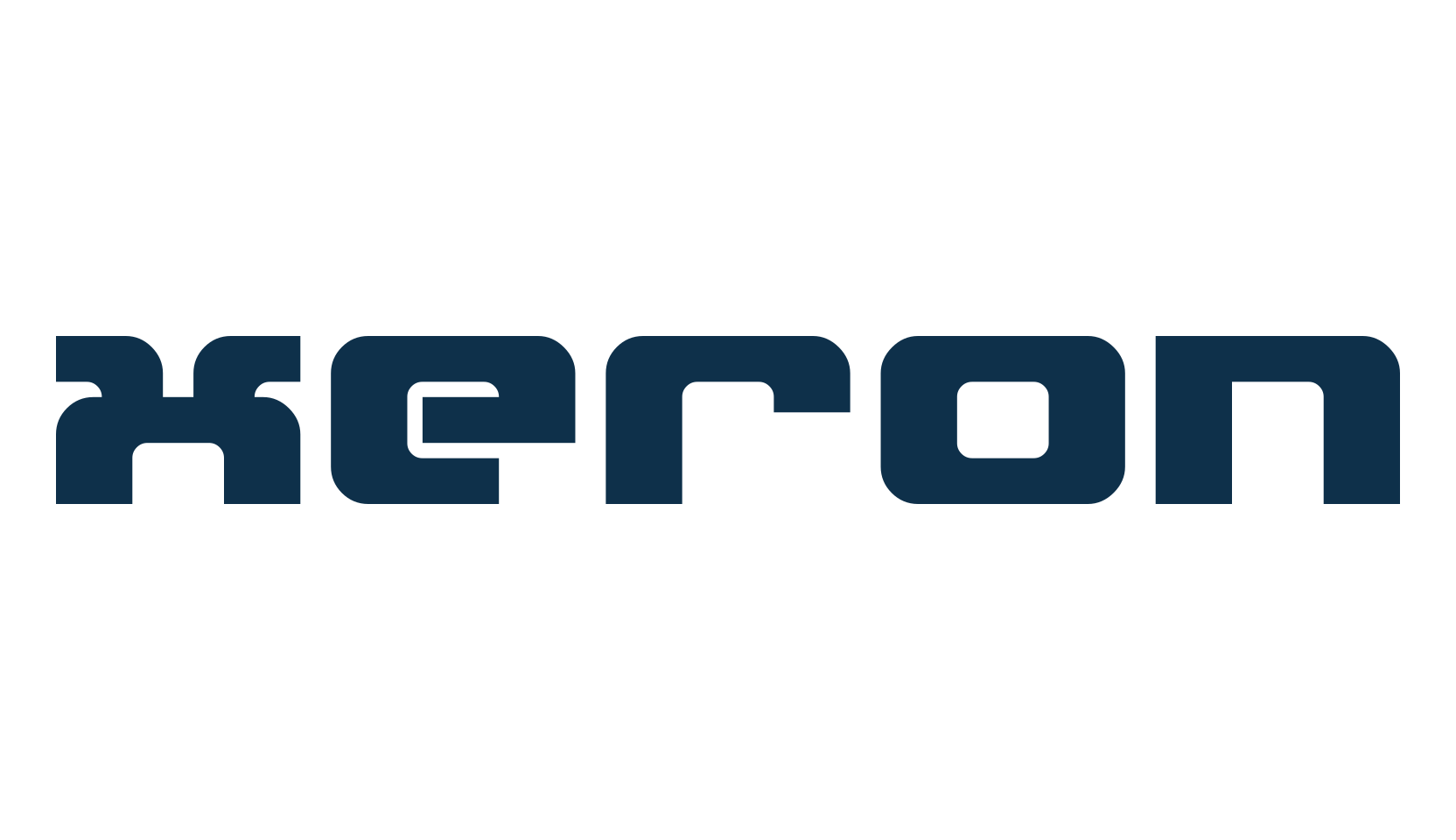 Xeron, techno sci-fi font preview