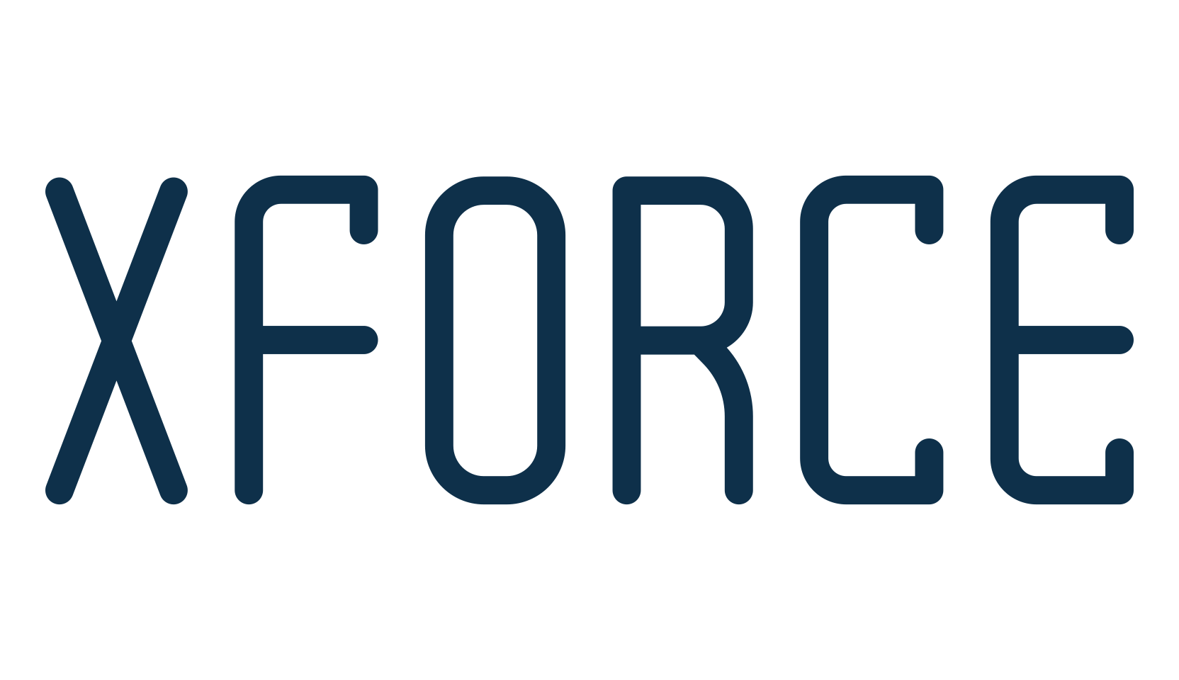 XForce, fancy various techno sci-fi font preview