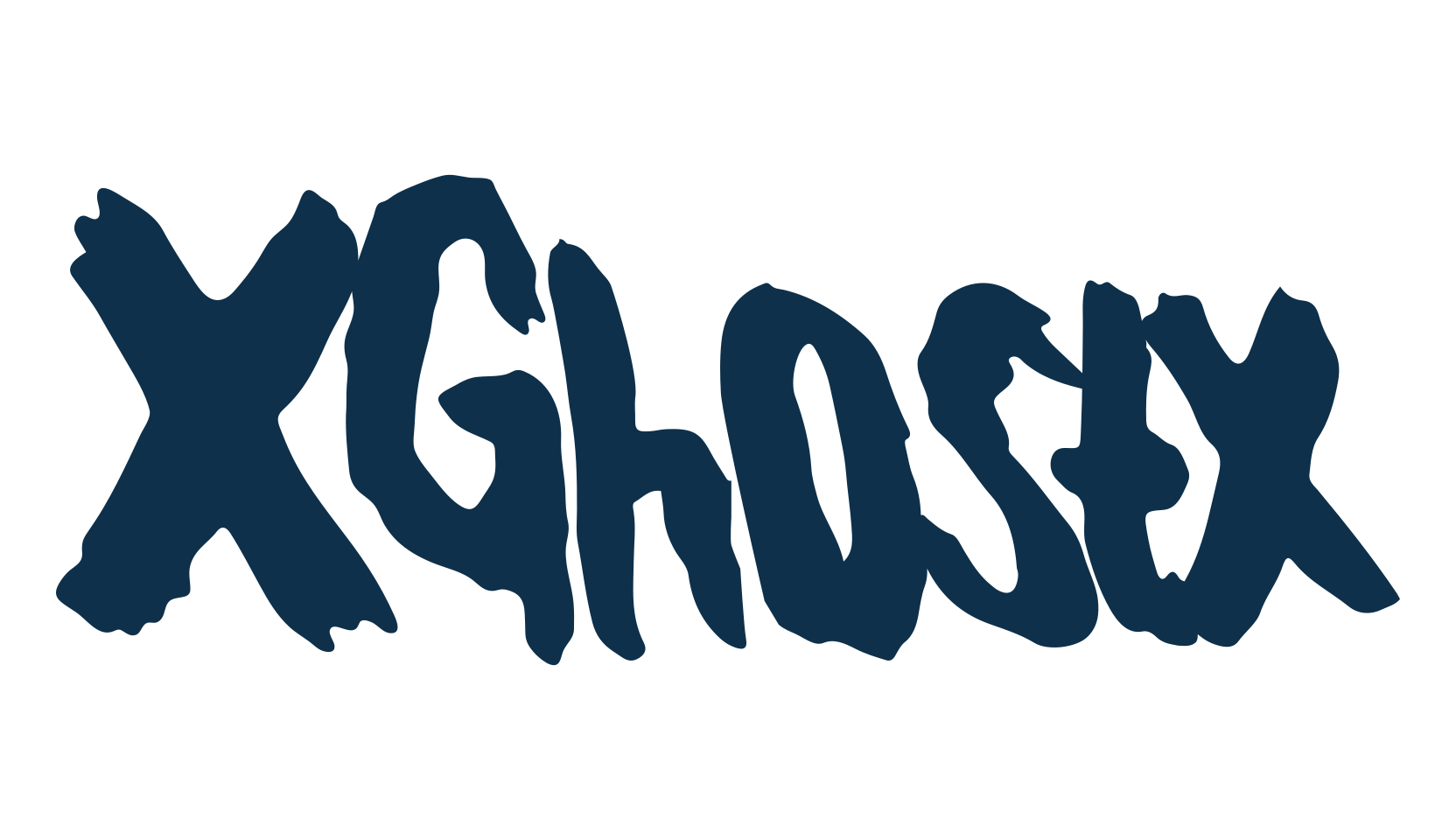 XGhostx, trash font preview