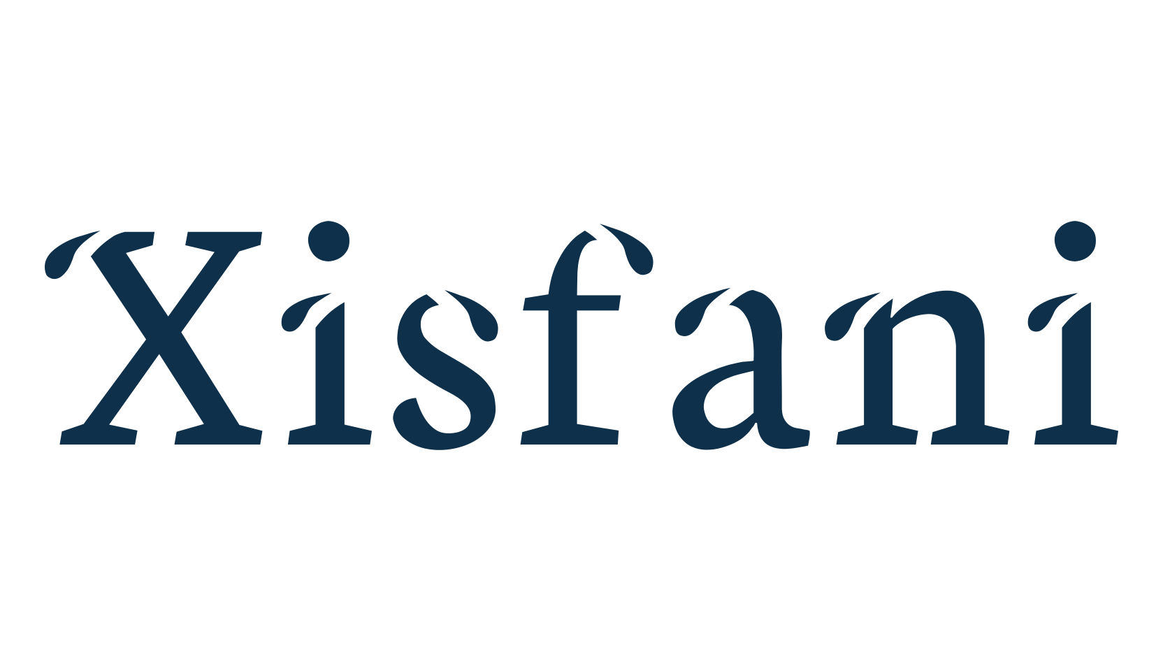 Xisfani, mexican font preview